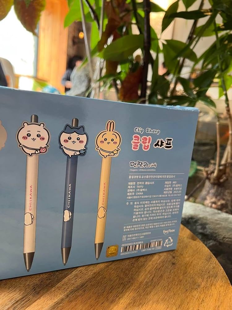 ちいかわ　さすまたペン　ロケットえんぴつ　韓国限定 韓国限定☆ ちいかわ ハチワレ ステーショナリー ロケット